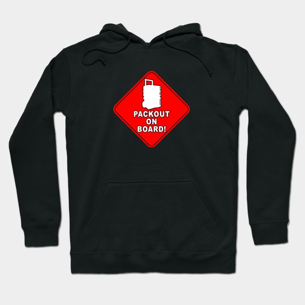 Packout on Board Red parody design Hoodie by Church Life